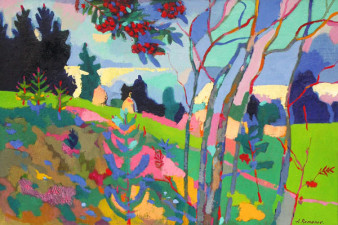 Романов А. Н. Августовский полдень. 2012. Холст, масло