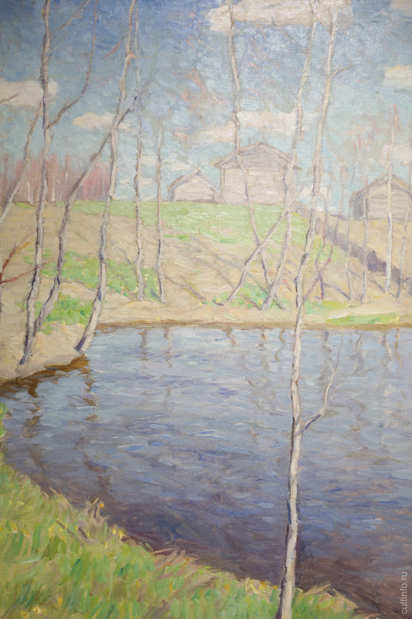 Витольд Бялыницкий-Бируля. Весенний пейзаж. 1930-е