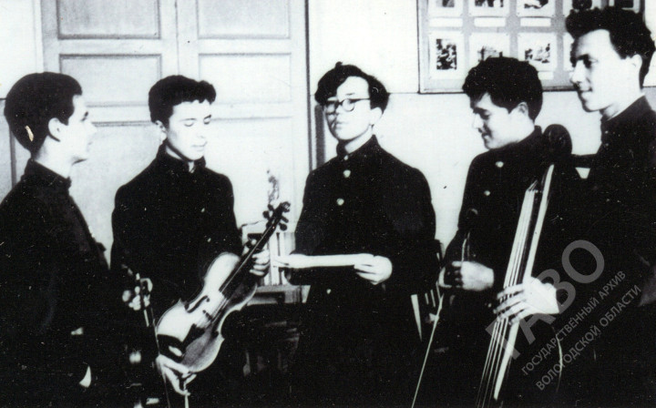 Валерий Гаврилин во время учебы в г. Ленинграде. [1958 г.] Фото. Из фондов ГАВО