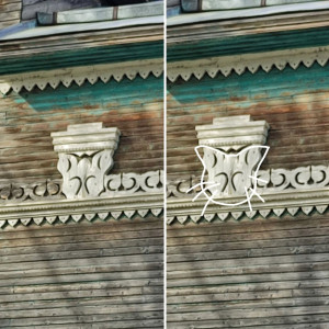 "Кошачий" декор дома на Маяковского. Фото и наблюдения вологодского экскурсовода Светланы Поляковой