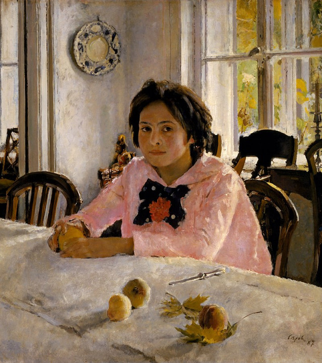 Валентин Серов. Девочка с персиками. 1887
