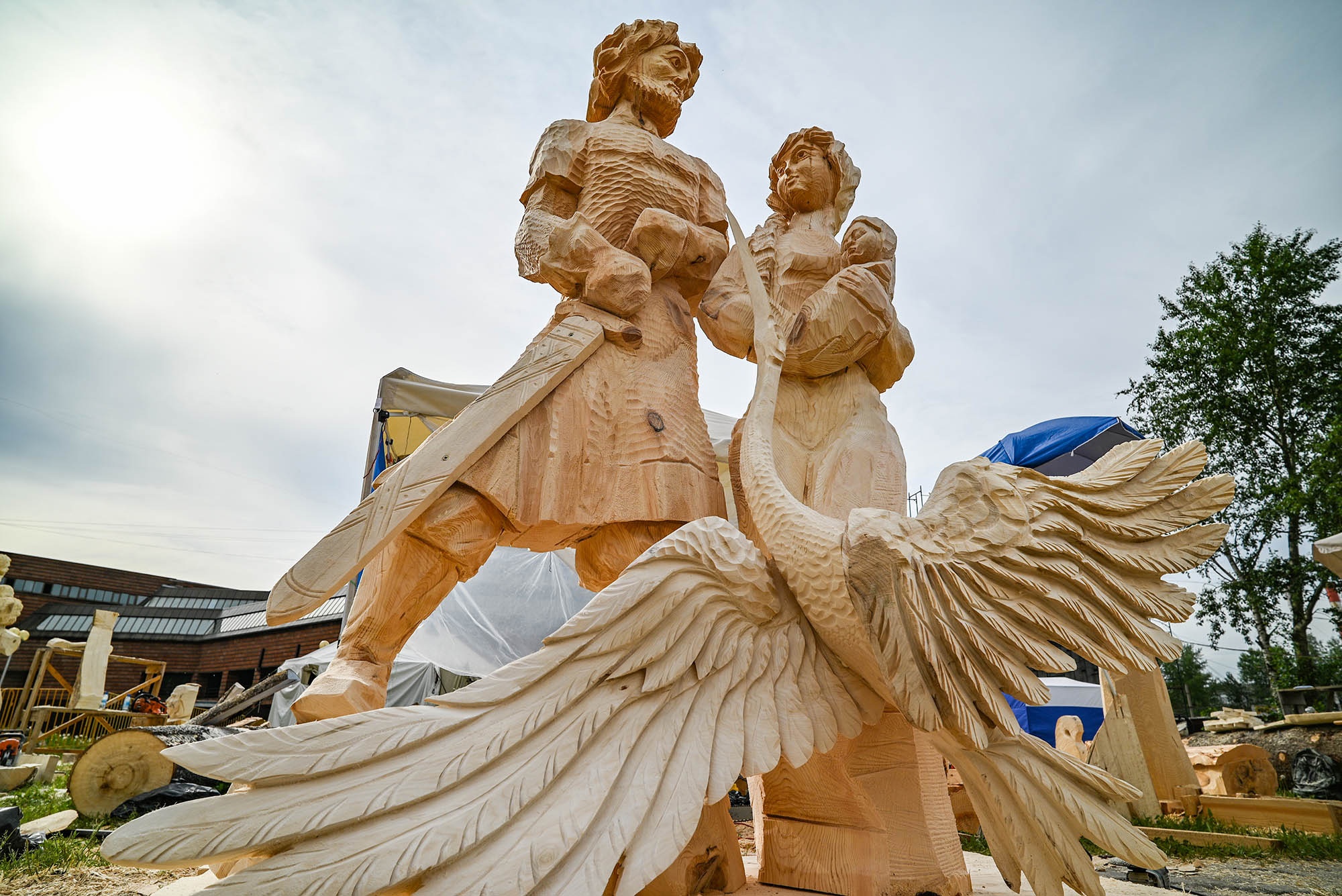 Фестиваль деревянных скульптур в Череповце. Фото: Вадима Савина, vk.com/id5064287