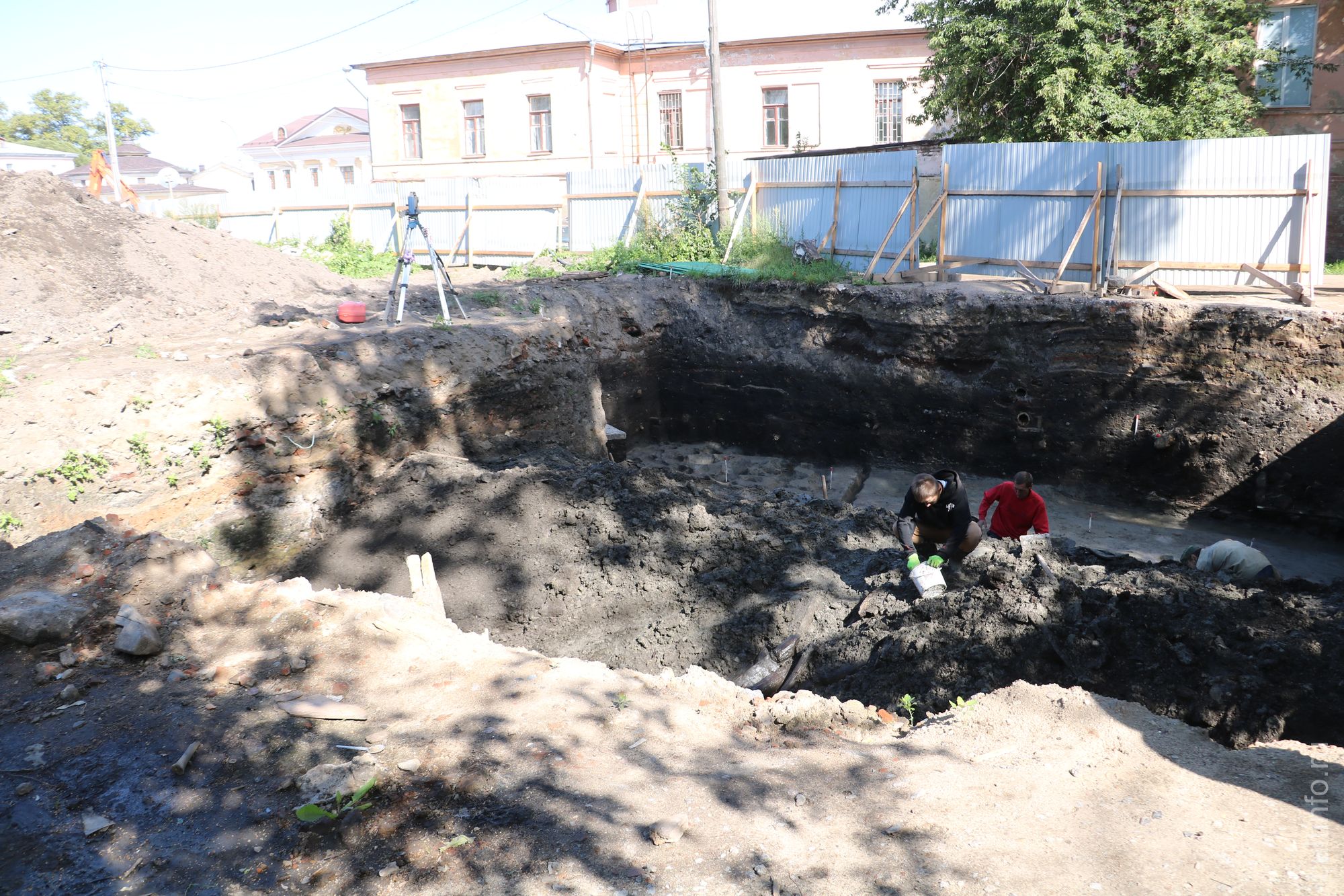 Раскопки на Орлова, 3А. Второй раскоп