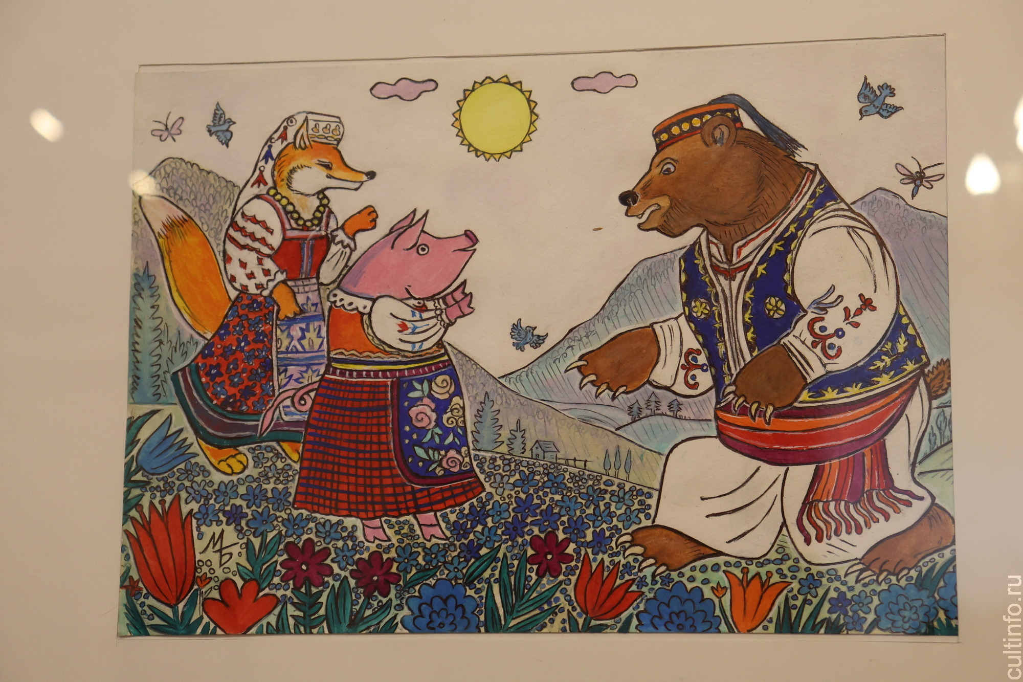 Сказочные сюжеты представил на выставке в Доме Корбакова художник из Сокола Марат Брызгалов