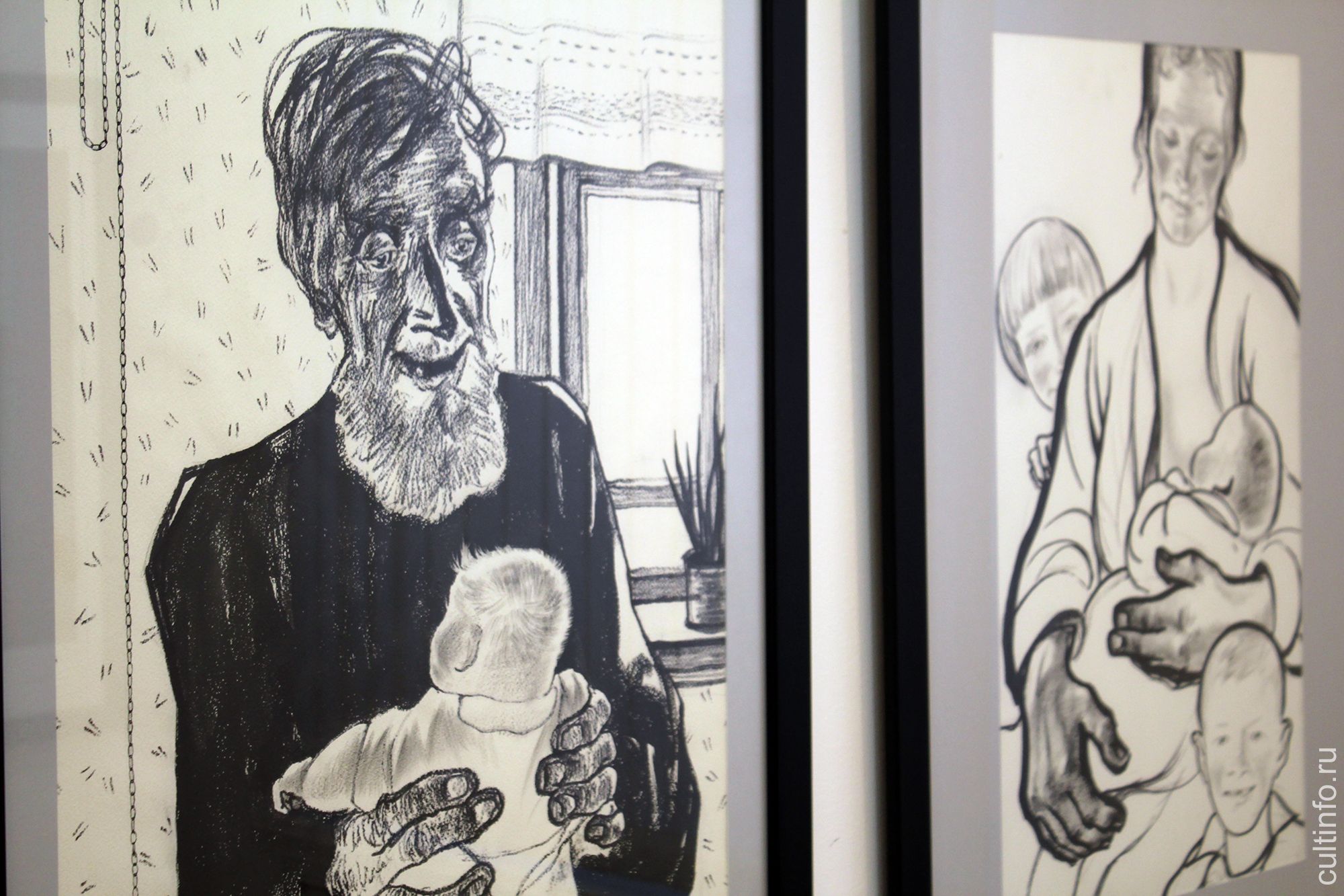Джанна Таджатовна Тутунджан. Сын сына. 1968. Мама. 1967 Фрагменты работ