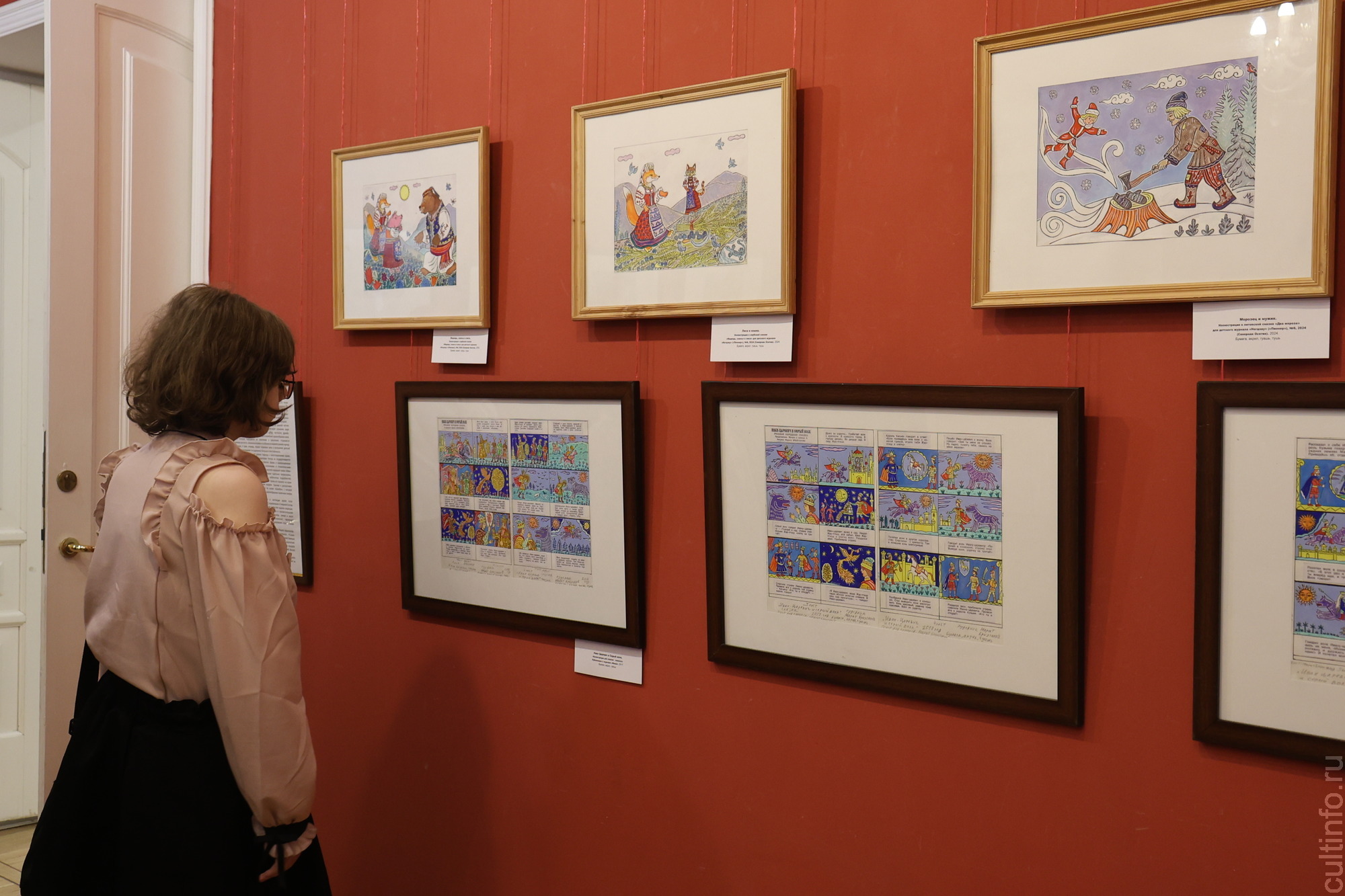 Сказочные сюжеты представил на выставке в Доме Корбакова художник из Сокола Марат Брызгалов