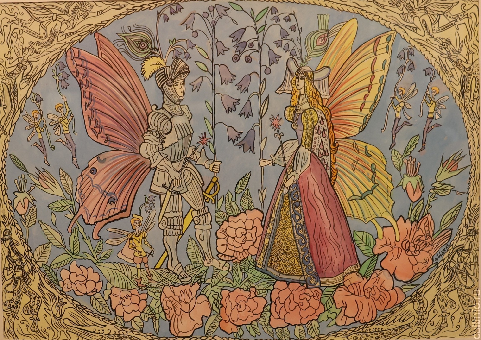 Сказочные сюжеты представил на выставке в Доме Корбакова художник из Сокола Марат Брызгалов