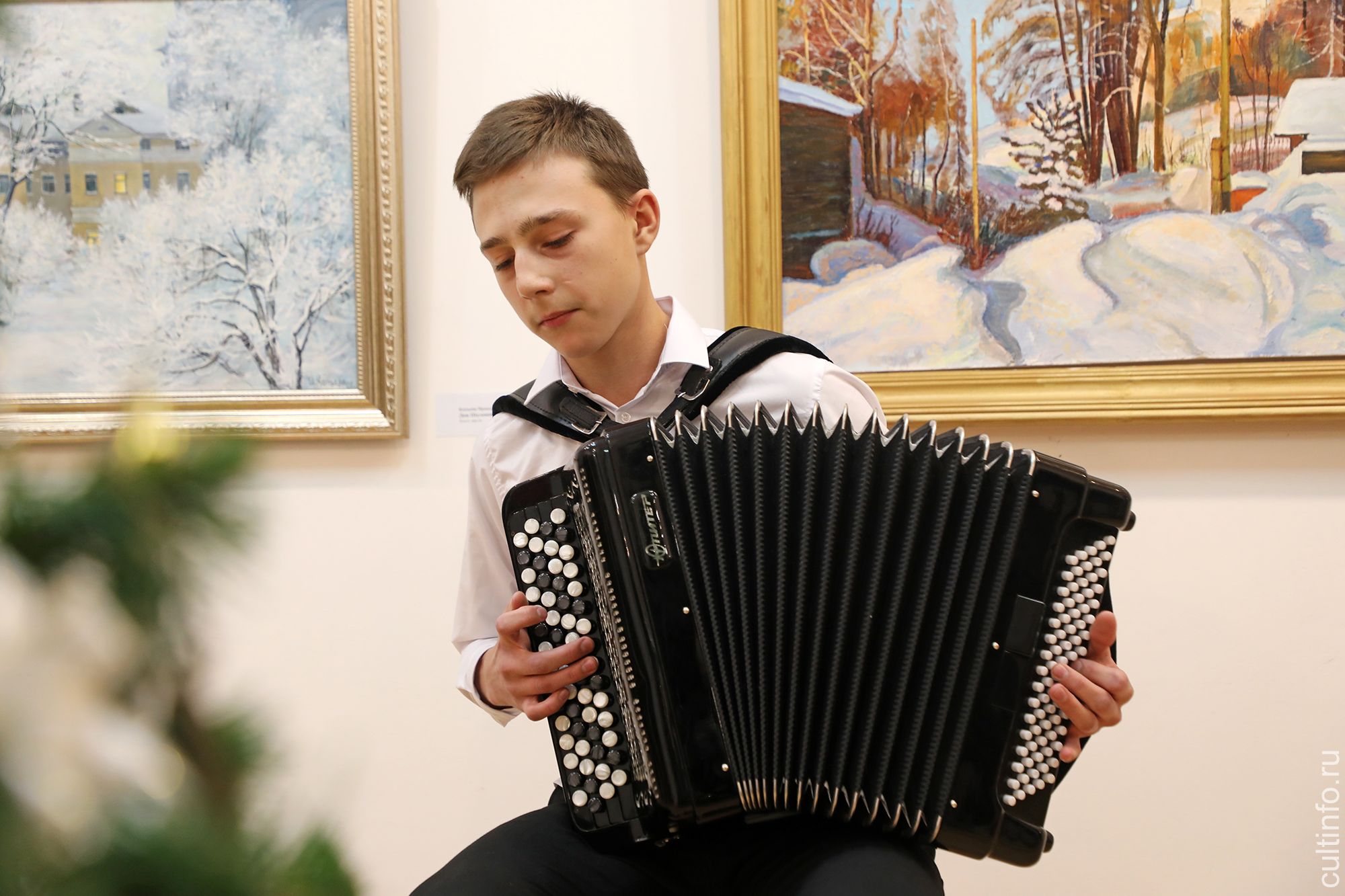 Ученик Детской музыкальной школы №1 Матвей Якуничев