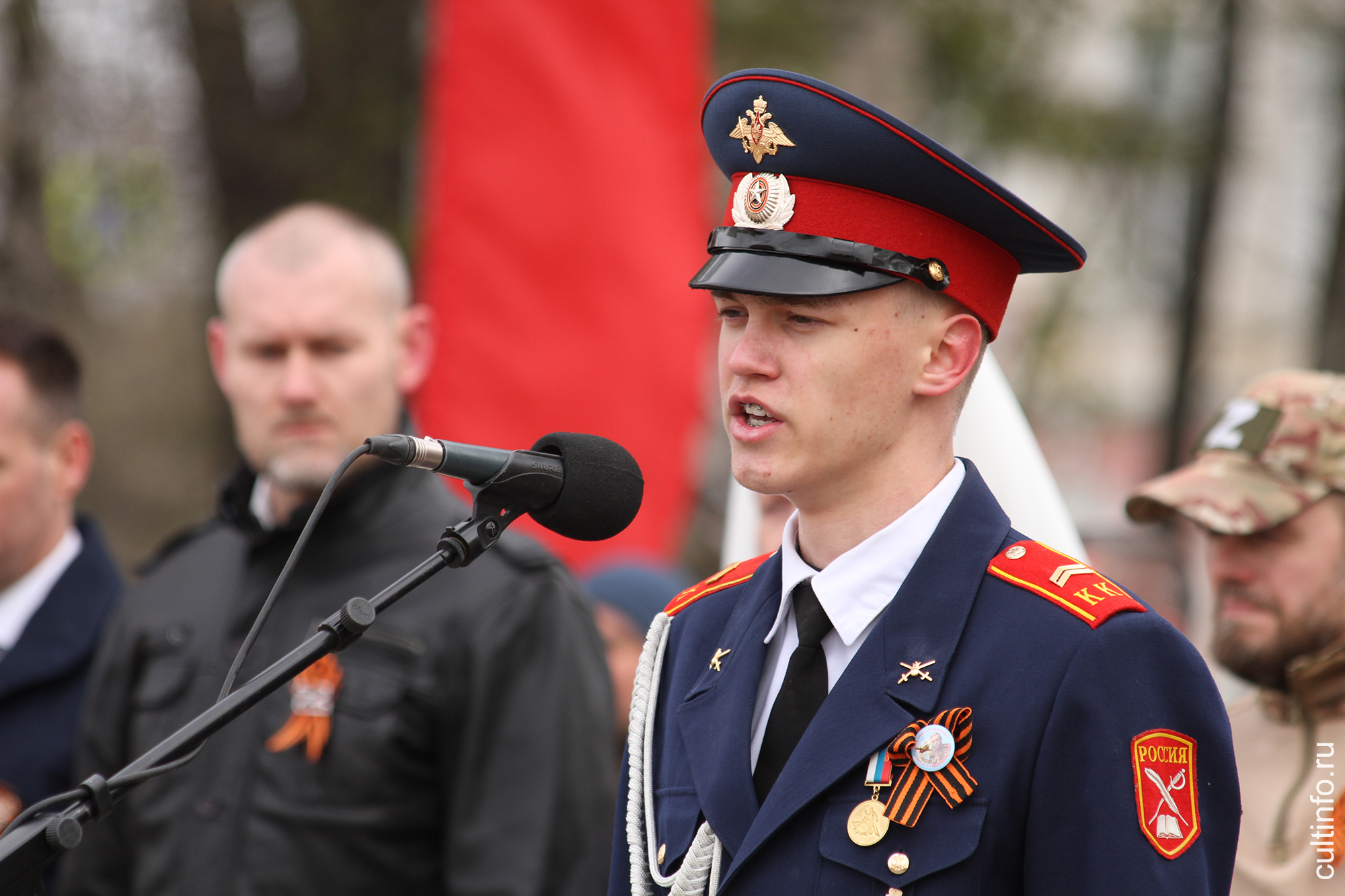 В Вологде прошел парад войск Вологодского гарнизона, посвященный 79-й годовщине Победы 