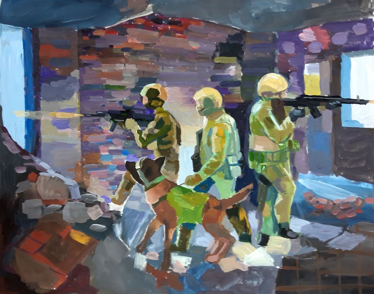 Елизавета Попова, 12 лет, Великоустюгская ДХШ им. Е. П. Шильниковского. Герои нашего времени