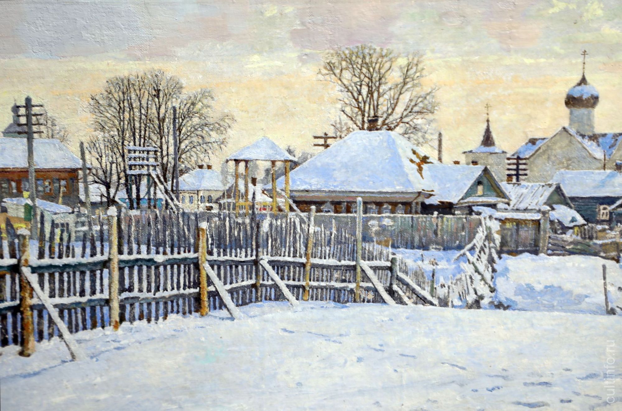Петр Бучкин. Углич зимой. 1943
