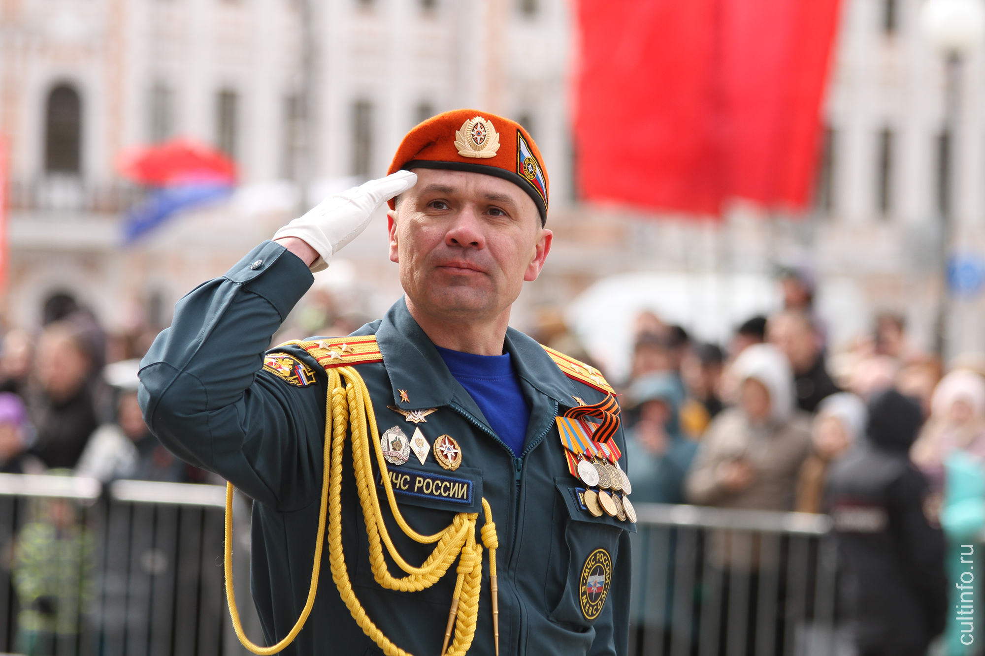 В Вологде прошел парад войск Вологодского гарнизона, посвященный 79-й годовщине Победы 